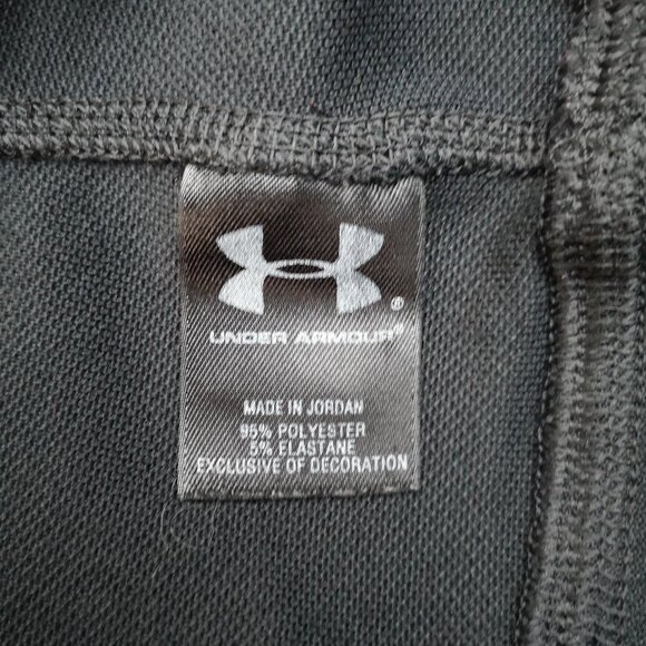 Under Armour Ladies Size XL Fitted Black with Grey Stitching Long Sleeves Top - Picture 5 of 11